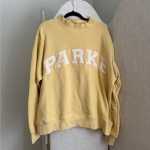 Parke Heritage Varsity Mockneck in Peel & White